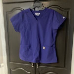 Carhartt Vivid Purple Scrub Top